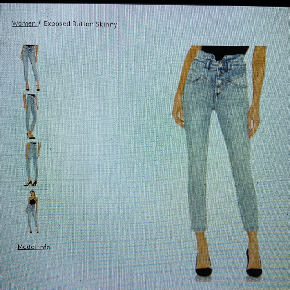 BLANKNYC Exposed Button Skinny